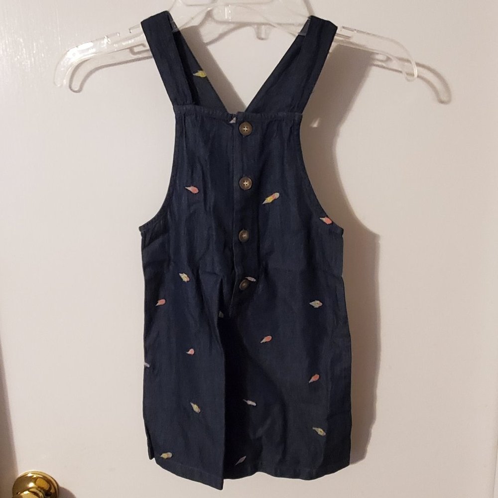 Beebay Girls Ice Cream Embroidered Romper--size 5